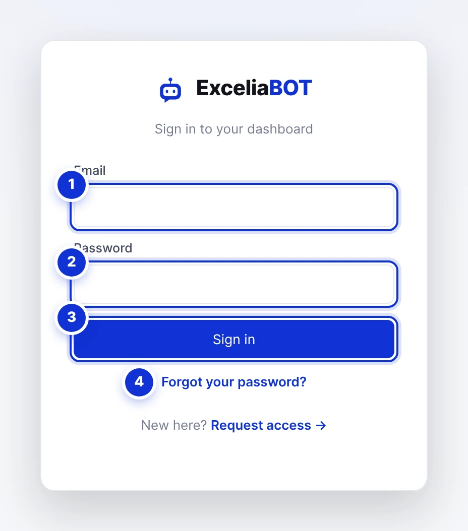 The sign-in screen.